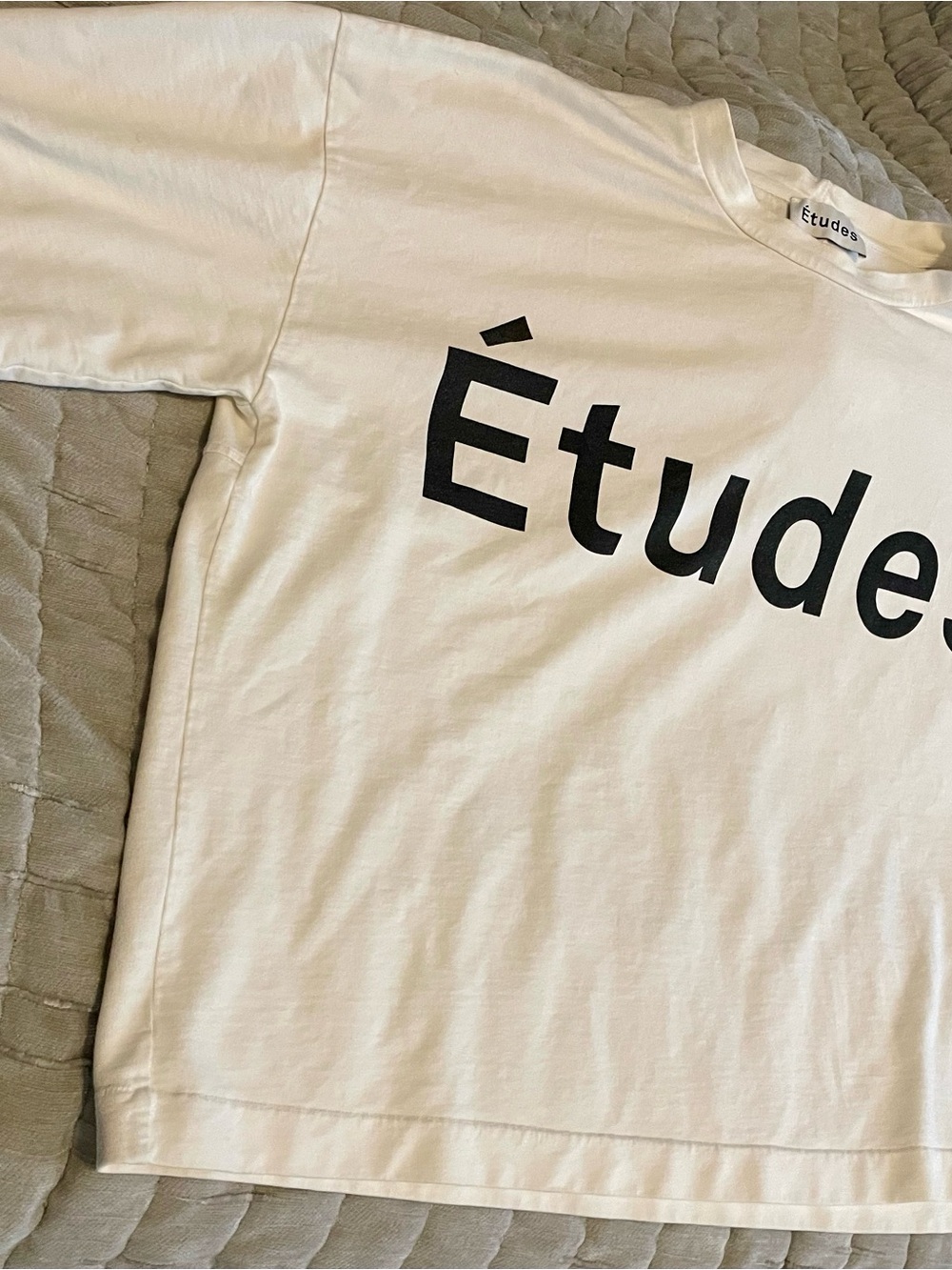 Études white wonder logo t-shirt XXL? Very oversized
